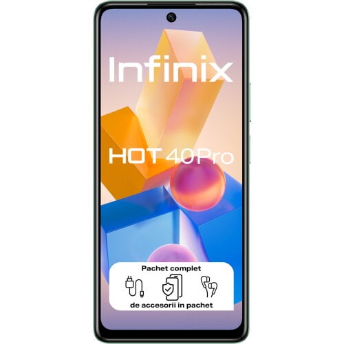 Telefon Mobil Infinix Hot 40 Pro Dual Sim 8GB 256GB 4G Starfall Green