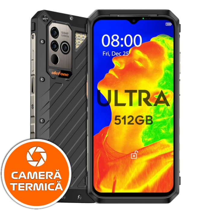 Telefon mobil Ulefone Power Armor 18T Ultra Negru