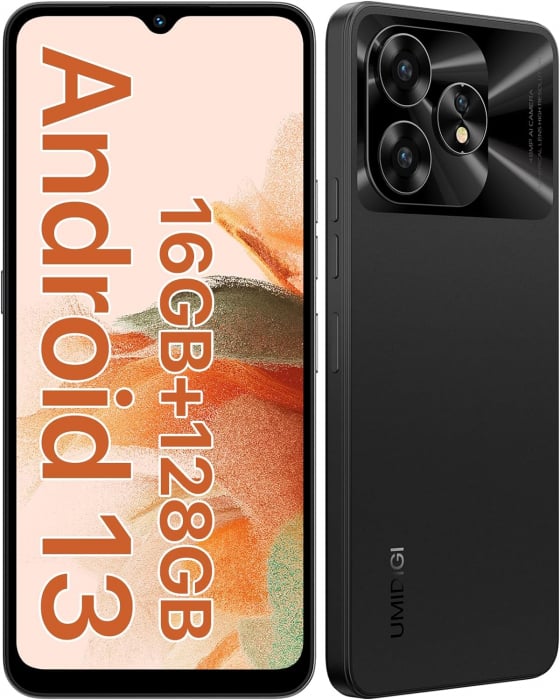 Telefon mobil UMIDIGI A15C Graphite Black