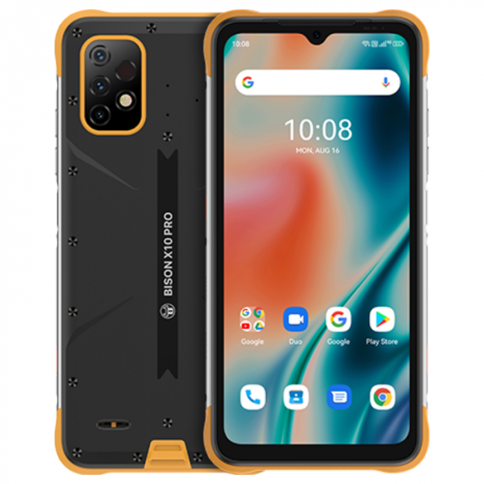 Telefon mobil UMIDIGI BISON X10 PRO Galben