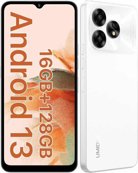 Telefon mobil UMIDIGI A15C Pearl White