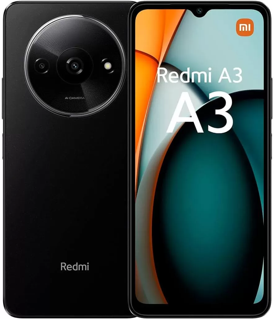 Telefon Mobil Xiaomi Redmi A3 128GB Flash RAM 4GB Dual SIM 4G Midnight Black