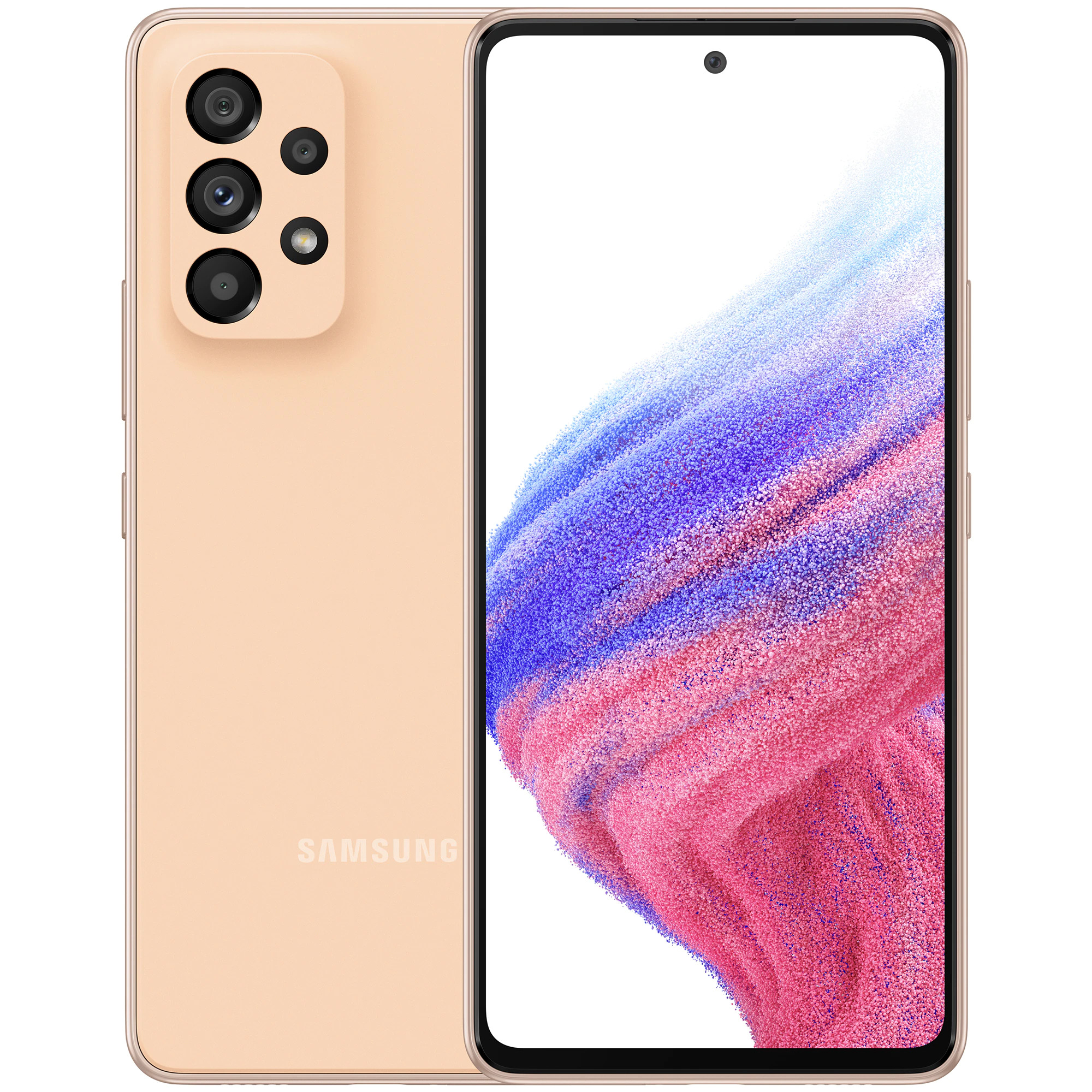 Samsung Galaxy A53 5G Dual Sim 128 GB Awesome Peach Foarte bun