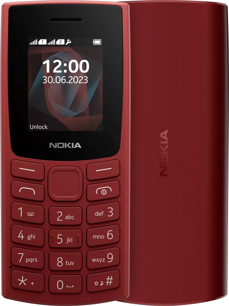 Telefon Mobil Nokia 105 (2023) Dual SIM Red