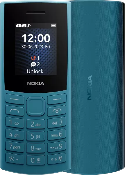 Telefon Mobil Nokia 105 4G (2023) Dual SIM Ocean Blue