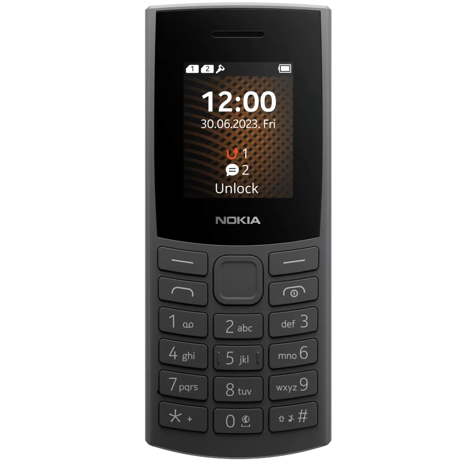 Telefon Mobil Nokia 105 4G (2023) Dual SIM Charcoal