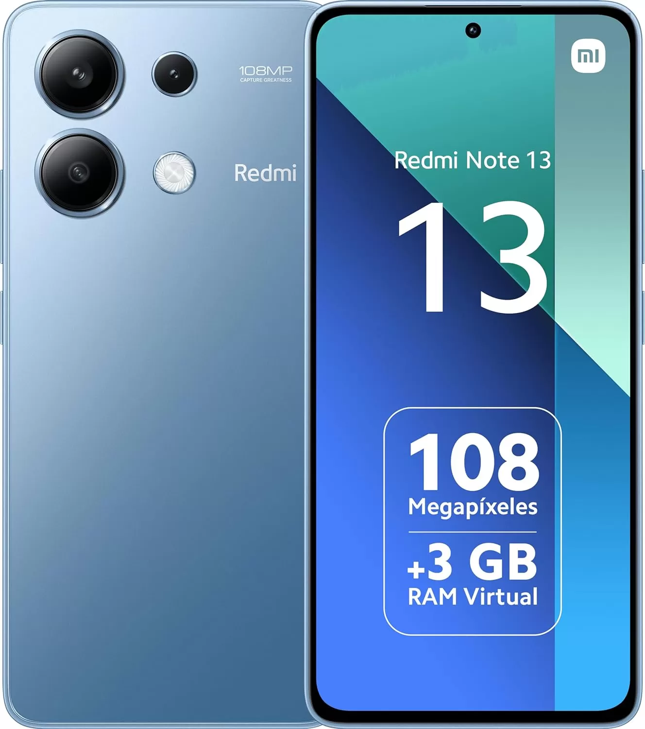 Telefon Mobil Xiaomi Redmi Note 13 4G 256GB Flash 8GB RAM Dual SIM 4G Ice Blue