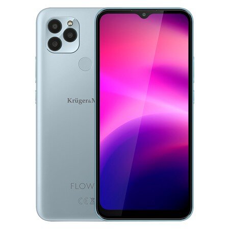 Telefon Mobil FLOW 9 Dual Sim RAM 3GB Memorie Interna 32GB Android 11 Baterie 5000mAh Albastru