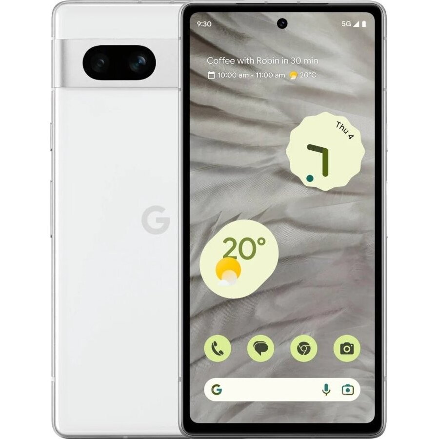 Telefon mobil Pixel 7a 128GB 8GB RAM Dual Sim 5G Snow White