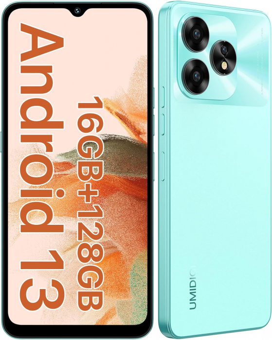 Telefon mobil UMIDIGI A15C Jade Green