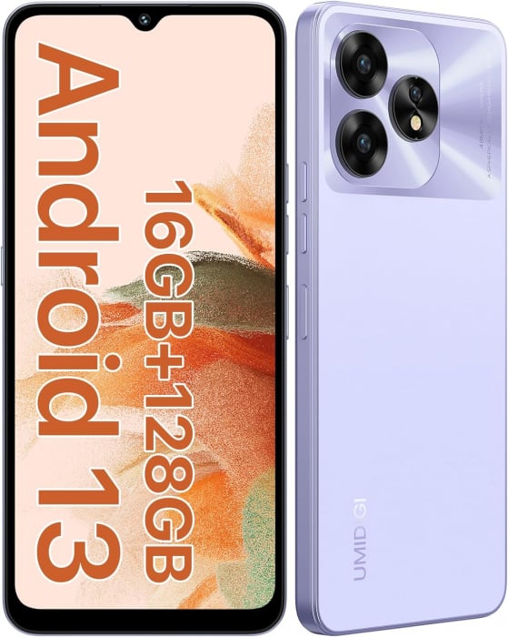 Telefon mobil UMIDIGI A15C Lavander Purple