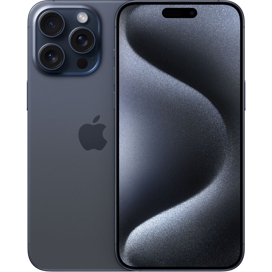 Telefon mobil iPhone 15 Pro Max 256GB Titanium Blue