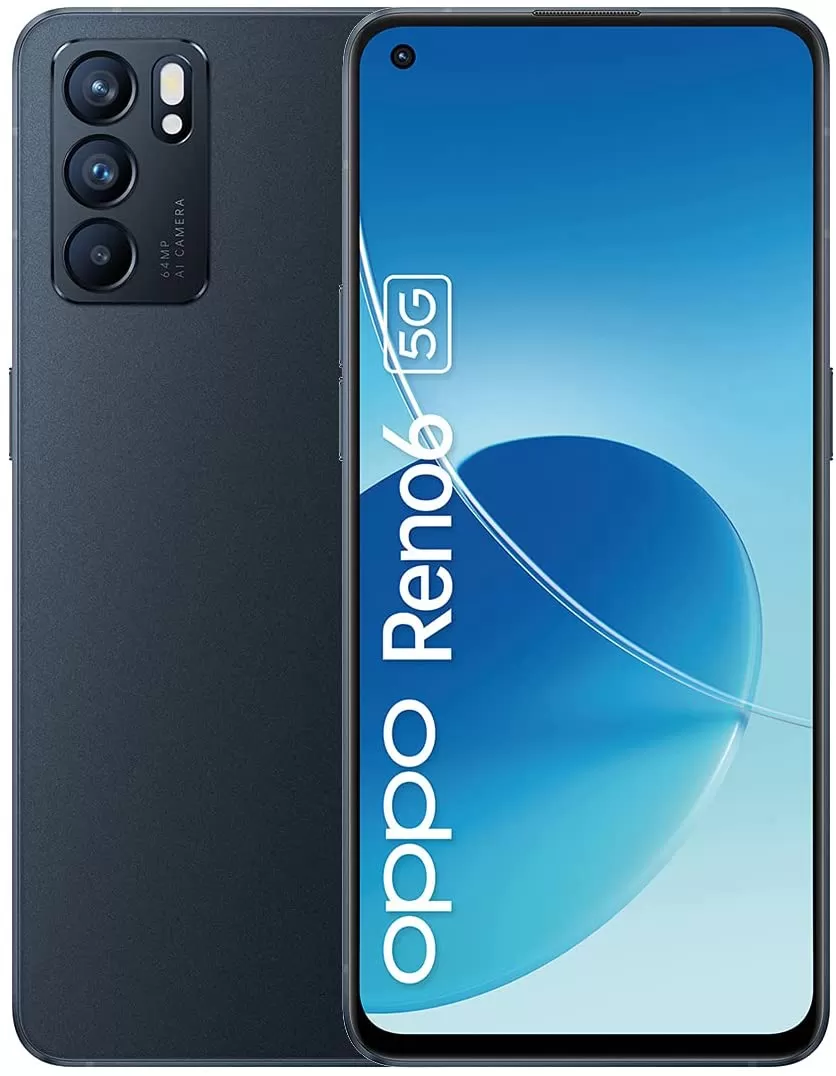 Telefon Mobil Oppo Reno6 5G  128GB Flash  8GB RAM  Dual SIM  5G  Stellar Black