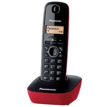 Telefon DECT cu CallerID negru + rosu