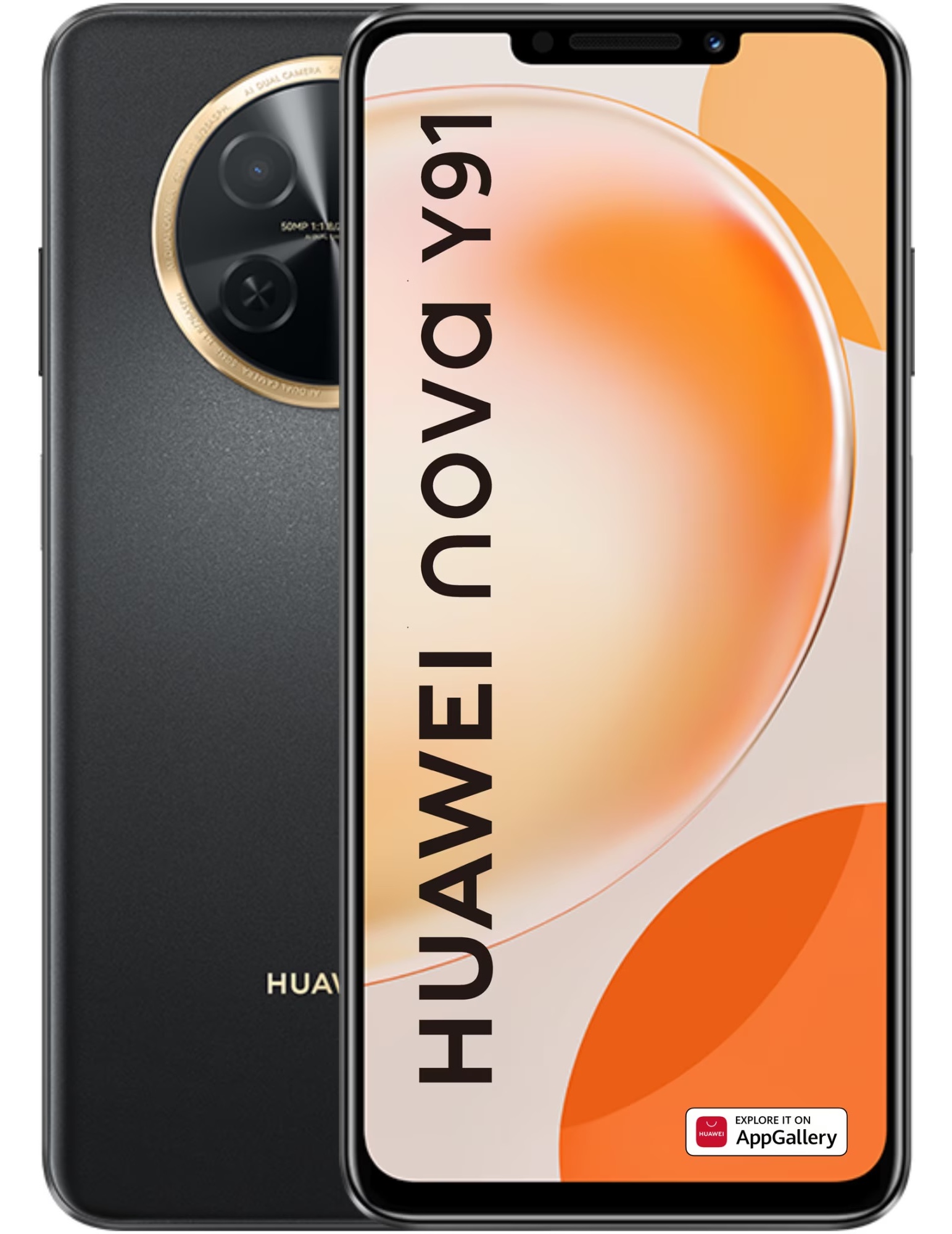 Huawei Nova Y91 Dual Sim 128 GB Starry Black Excelent