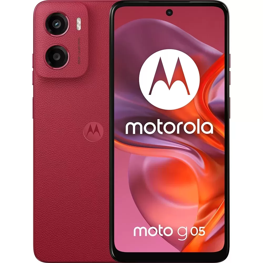 Telefon Mobil Motorola Moto G05  256GB Flash  4GB RAM  Dual SIM  4G  Plum Red