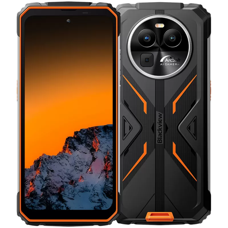 Telefon Mobil Blackview Rugged BV8100  256GB Flash  8GB RAM  Dual SIM  4G  Orange