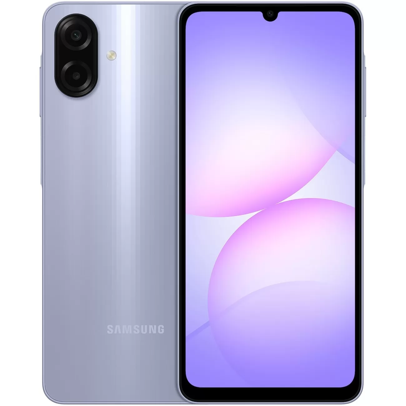 Telefon Mobil Samsung Galaxy A07 A075 128GB Flash 4GB RAM Dual SIM 4G Light Violet Garantie importator
