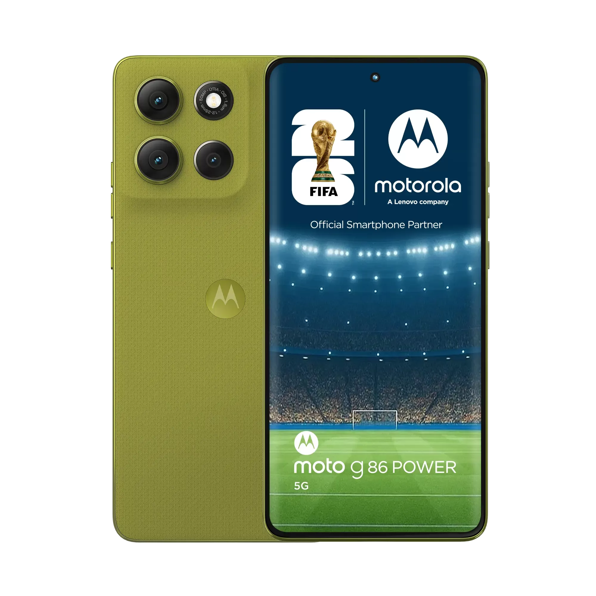 Telefon Mobil Motorola Moto G86 Power  256GB Flash  12GB RAM  Dual SIM  5G  Pantone Golden Cypress