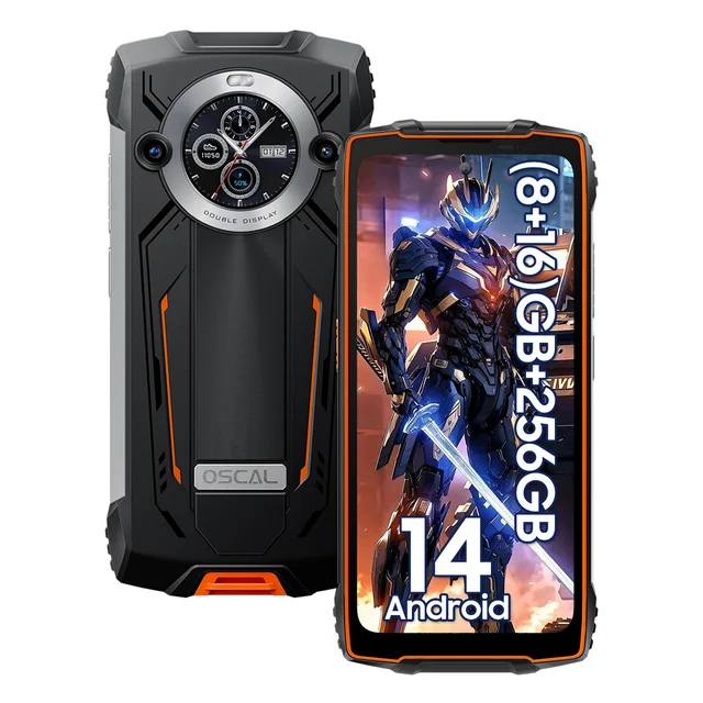 Telefon mobil OSCAL PILOT 2 Portocaliu