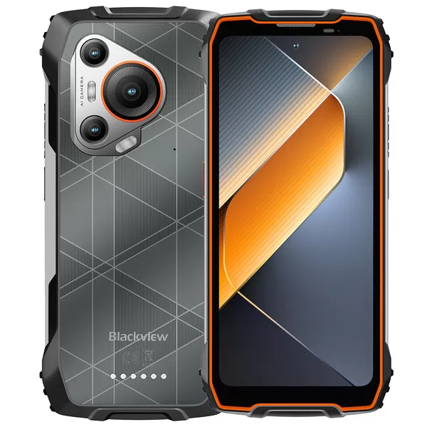 Telefon Mobil Blackview BL7000  256GB Flash  8GB RAM  Dual SIM  5G  Orange