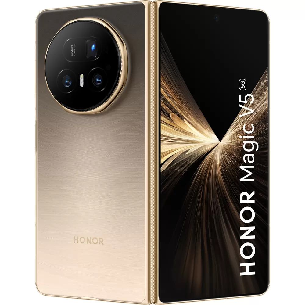 Telefon Mobil Honor Magic V5 512GB Flash 16GB RAM Dual SIM 5G Dawn Gold
