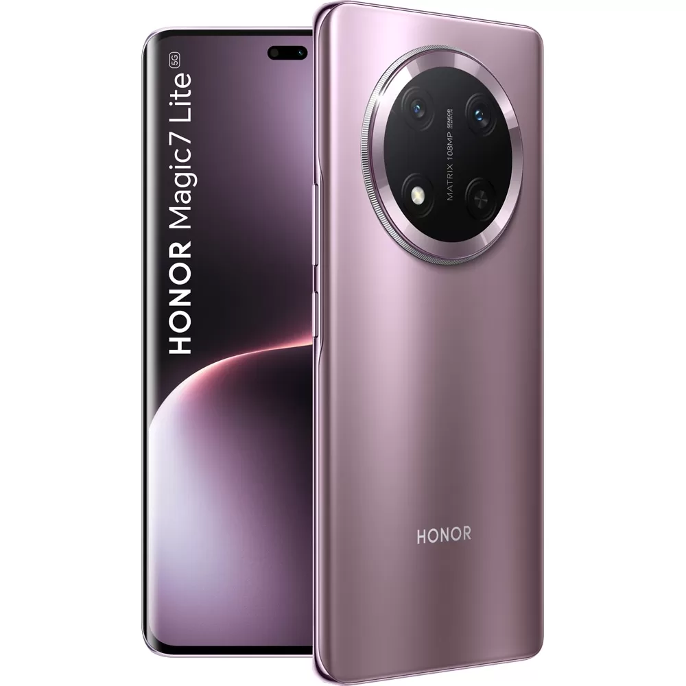 Telefon Mobil Honor Magic7 Lite 256GB Flash 8GB RAM Dual SIM 5G Titanium Purple