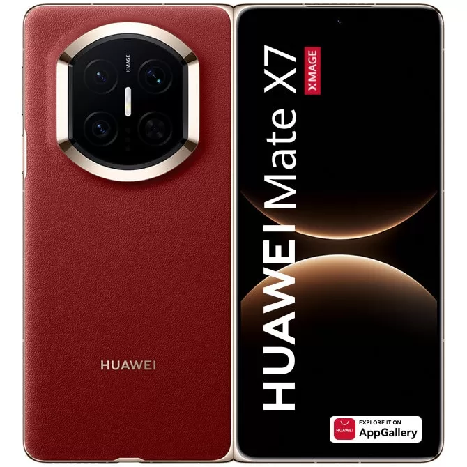 Telefon Mobil Huawei Mate X7  512GB Flash  16GB RAM  Dual SIM  4G  Red