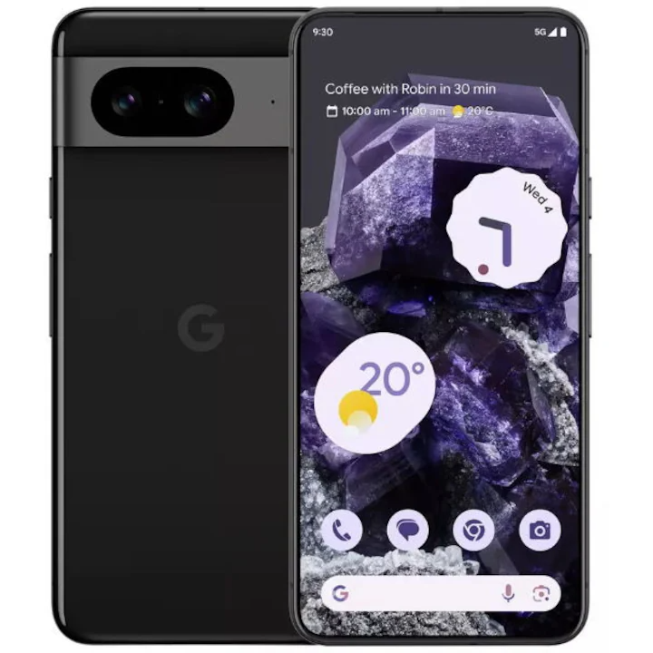 Smartphone Pixel 8 5G Dual Sim 8GB RAM 256GB Obsidian Black