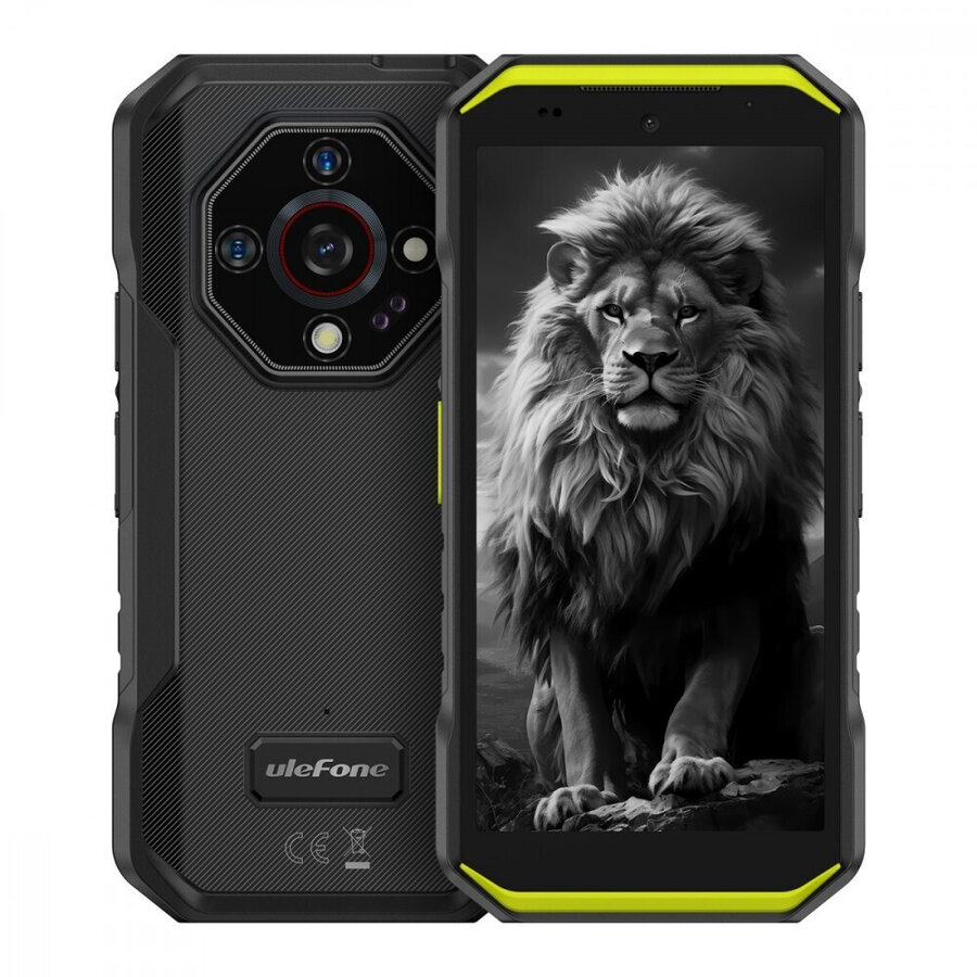 Smartphone Rugged Armor X32 Pro 5G D-6300 8GB 256GB 5500-18W A14 Night Flashlight Black Green