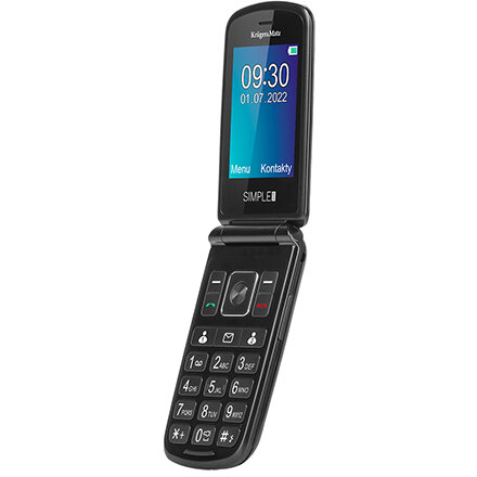 Telefon Mobil KM0929.2 2G Dual SIM Bluetooth Buton SOS Negru