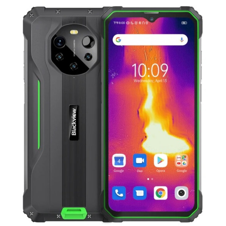 Telefon mobil BL8800 Pro 128GB 8GB RAM Dual Sim 5G Black Green