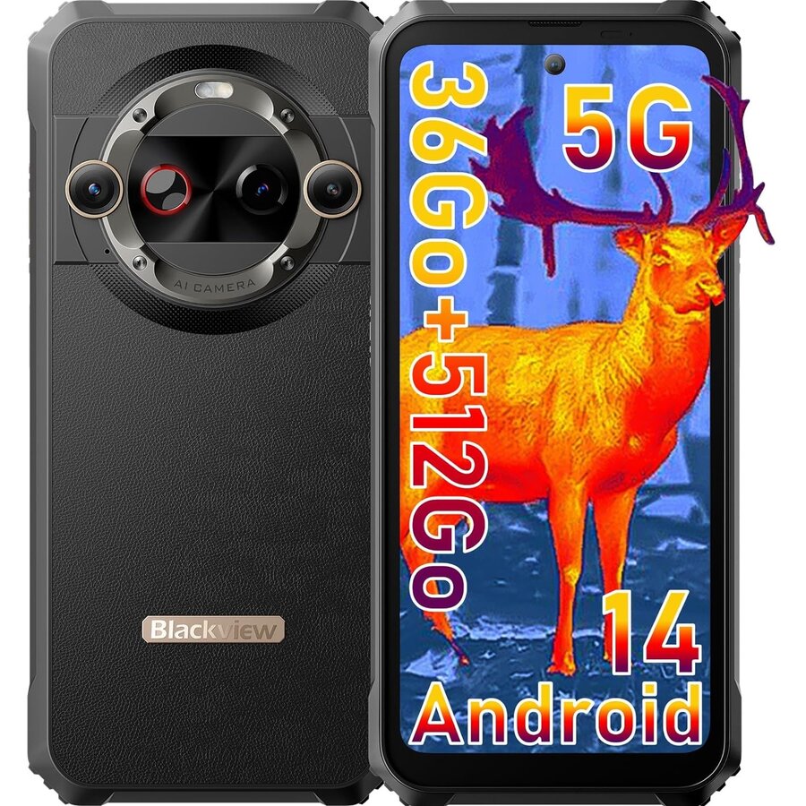 Telefon mobil BL9000 Pro 512GB 12GB RAM Dual Sim 5G Phantom Black