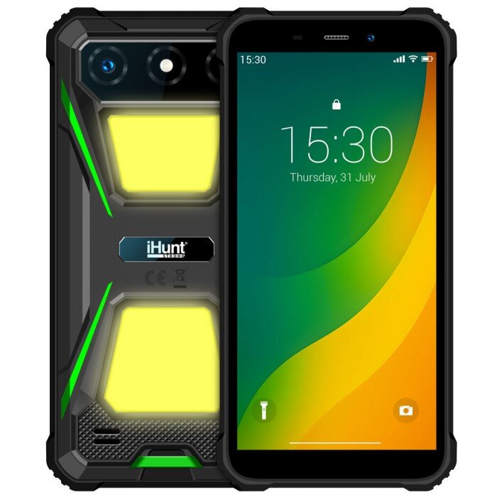 Smartphone TITAN P10000 Ultra 16GB RAM 128GB 4G Dual SIM Display IPS HD+ 6Inch Android 14 Negru