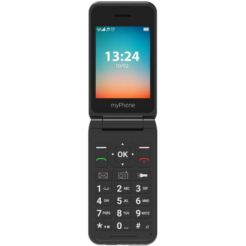 Telefon Mobil FLIP 4G LTE Dual SIM Ecran 2.8Inch RAM 48MB Memorie Interna 128MB Baterie 1000mAh Albastru