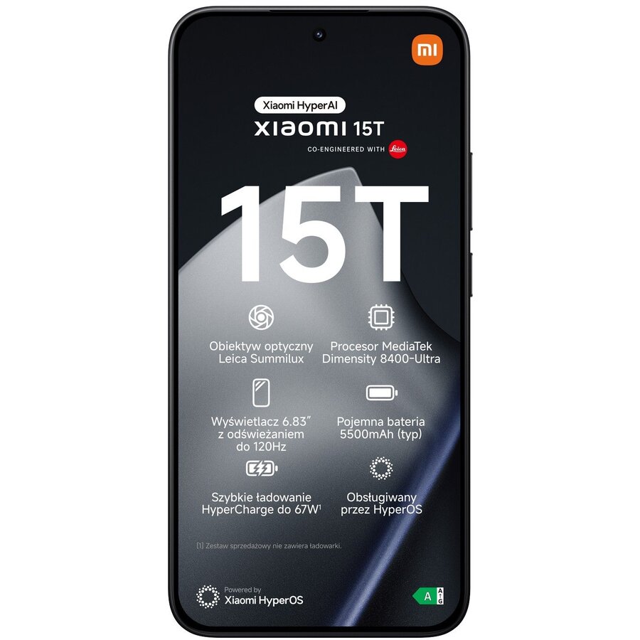 Telefon mobil 15T 512GB 12GB RAM Dual Sim 5G Black