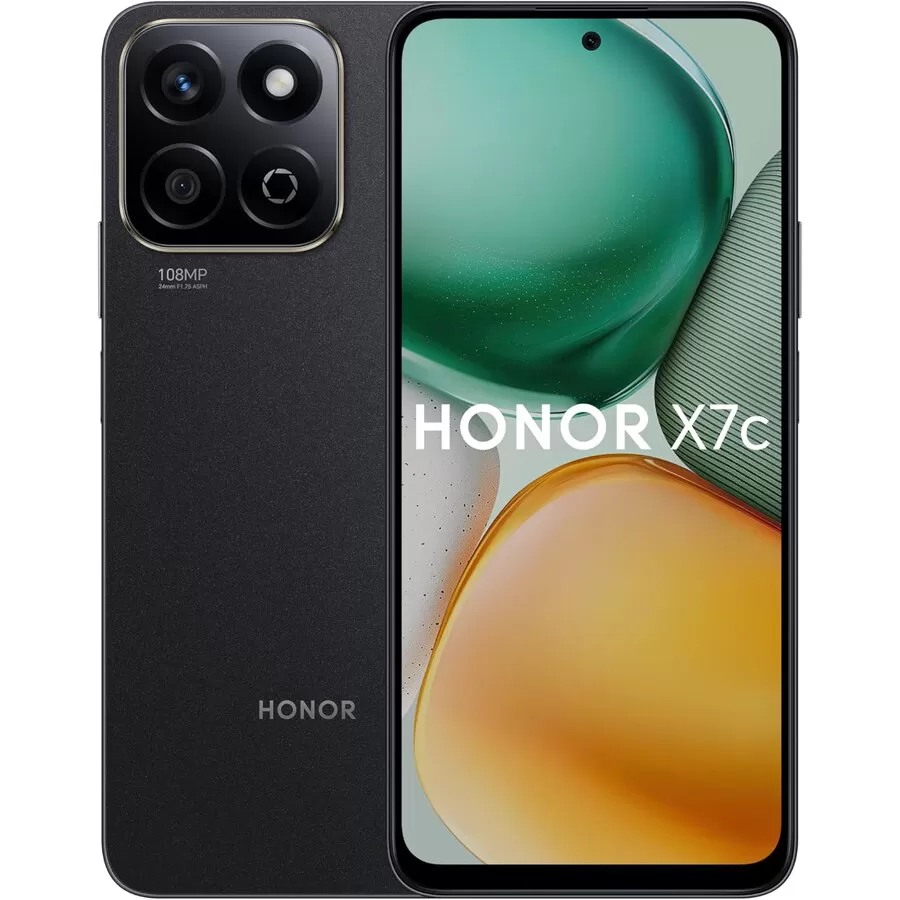 Telefon Mobil Honor X7C 4G  256GB Flash  8GB RAM  Dual SIM  4G  Midnight Black