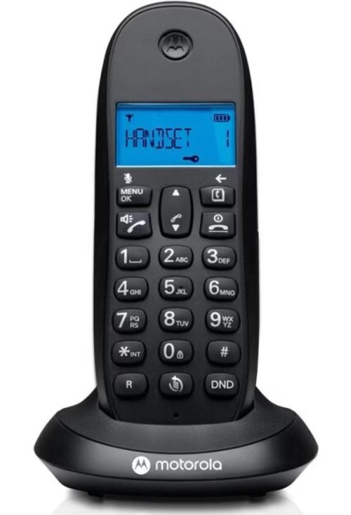 Telefon fix fara fir Motorola C1001CB+ (Negru)