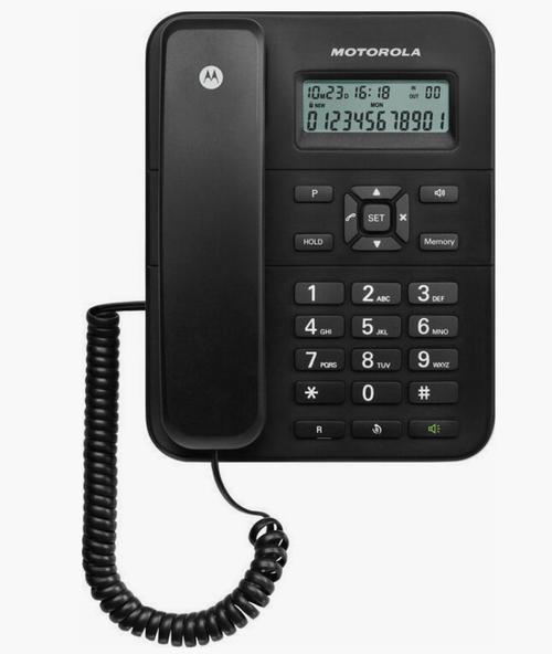 Telefon fix cu fir Motorola CT202 (Negru)