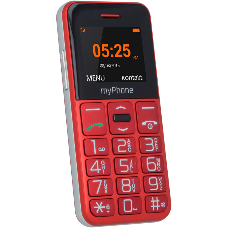 Telefon mobil Halo Easy Single SIM Red