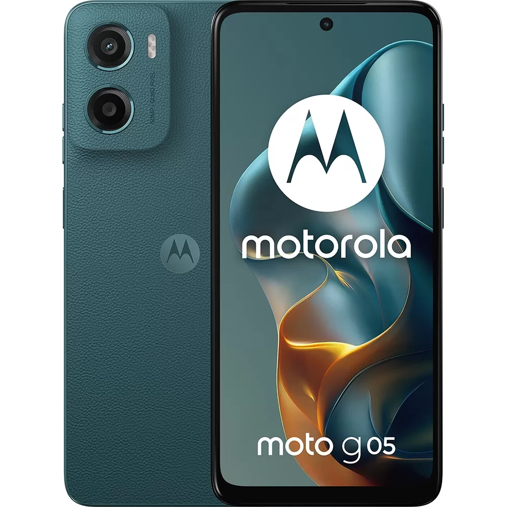 Telefon Mobil Motorola Moto G05 128GB Flash 4GB RAM Dual SIM 4G Forest Green
