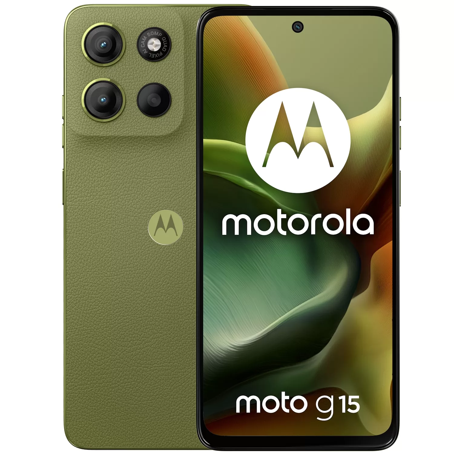 Telefon Mobil Motorola Moto G15  128GB Flash  4GB RAM  Dual SIM  4G  Iguana Green