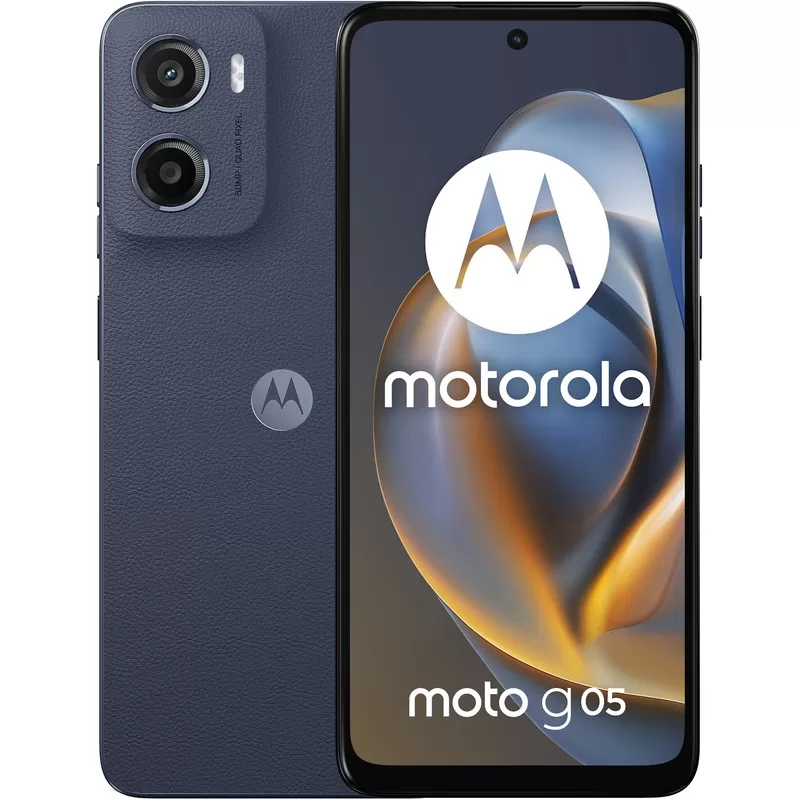 Telefon Mobil Motorola Moto G05  256GB Flash  4GB RAM  Dual SIM  4G  Denim Blue