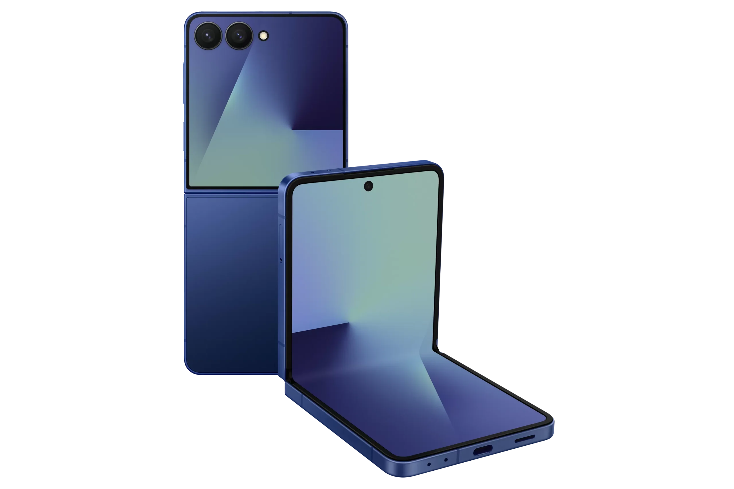 Telefon Mobil Samsung Galaxy Z Flip7 F766  256GB Flash  12GB RAM  Nano SIM + eSIM  5G  Blue Shadow