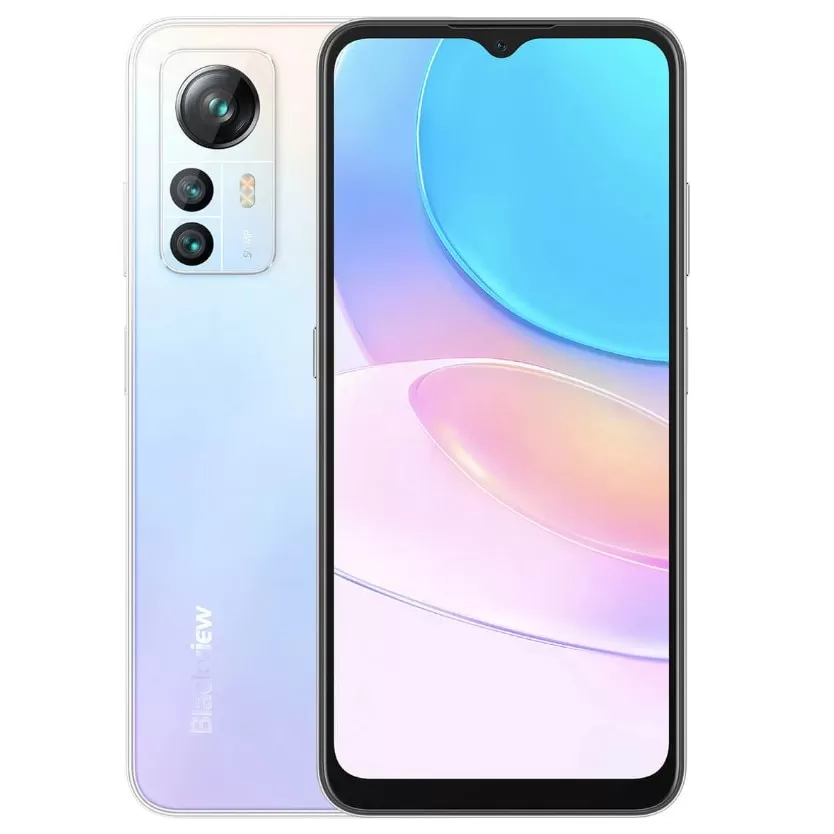 Telefon Mobil Blackview A85  128GB Flash  8GB RAM  Dual SIM  4G  White