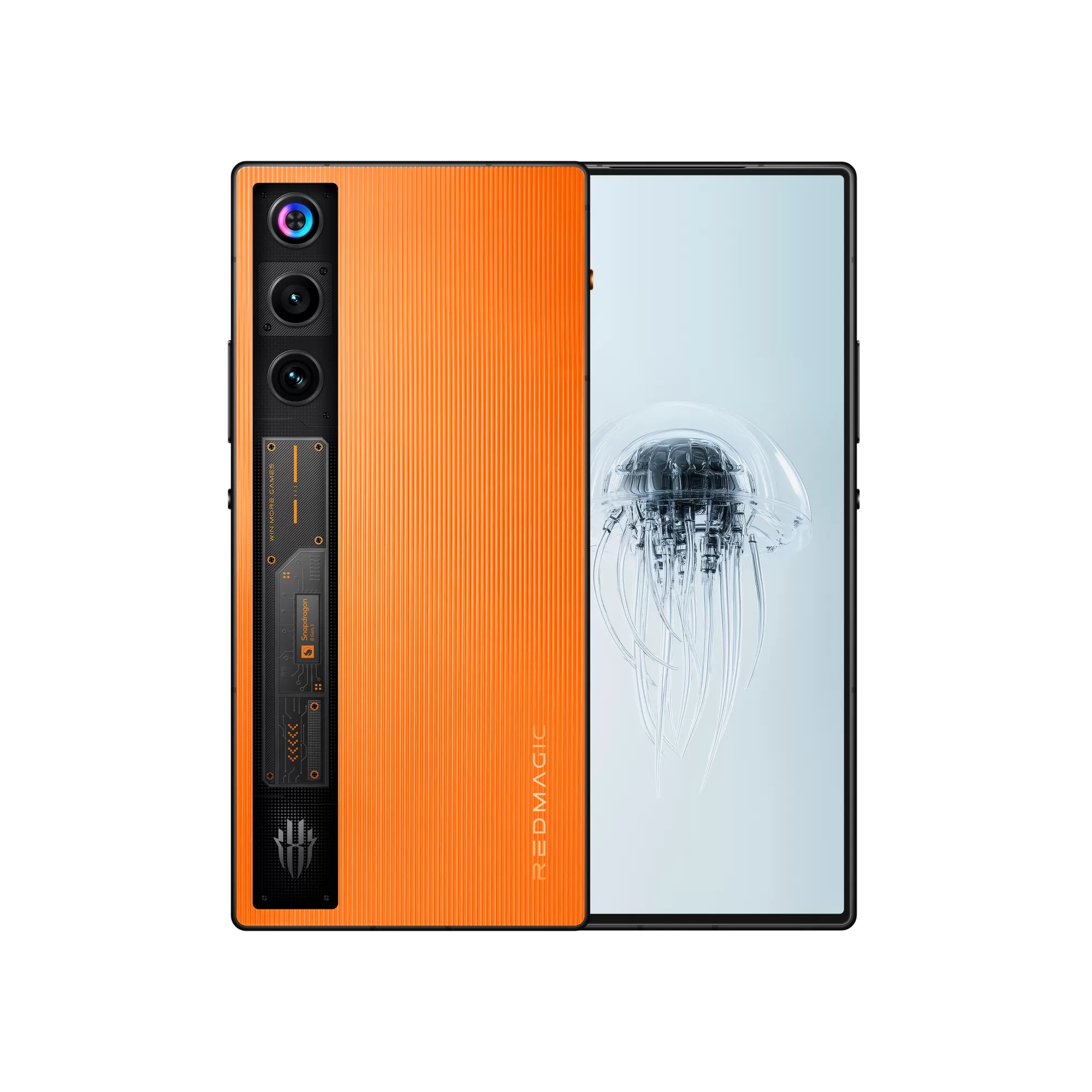 Telefon Mobil ZTE Nubia Red Magic 10 Air  512GB Flash  16GB RAM  Dual SIM  5G  Orange Flare
