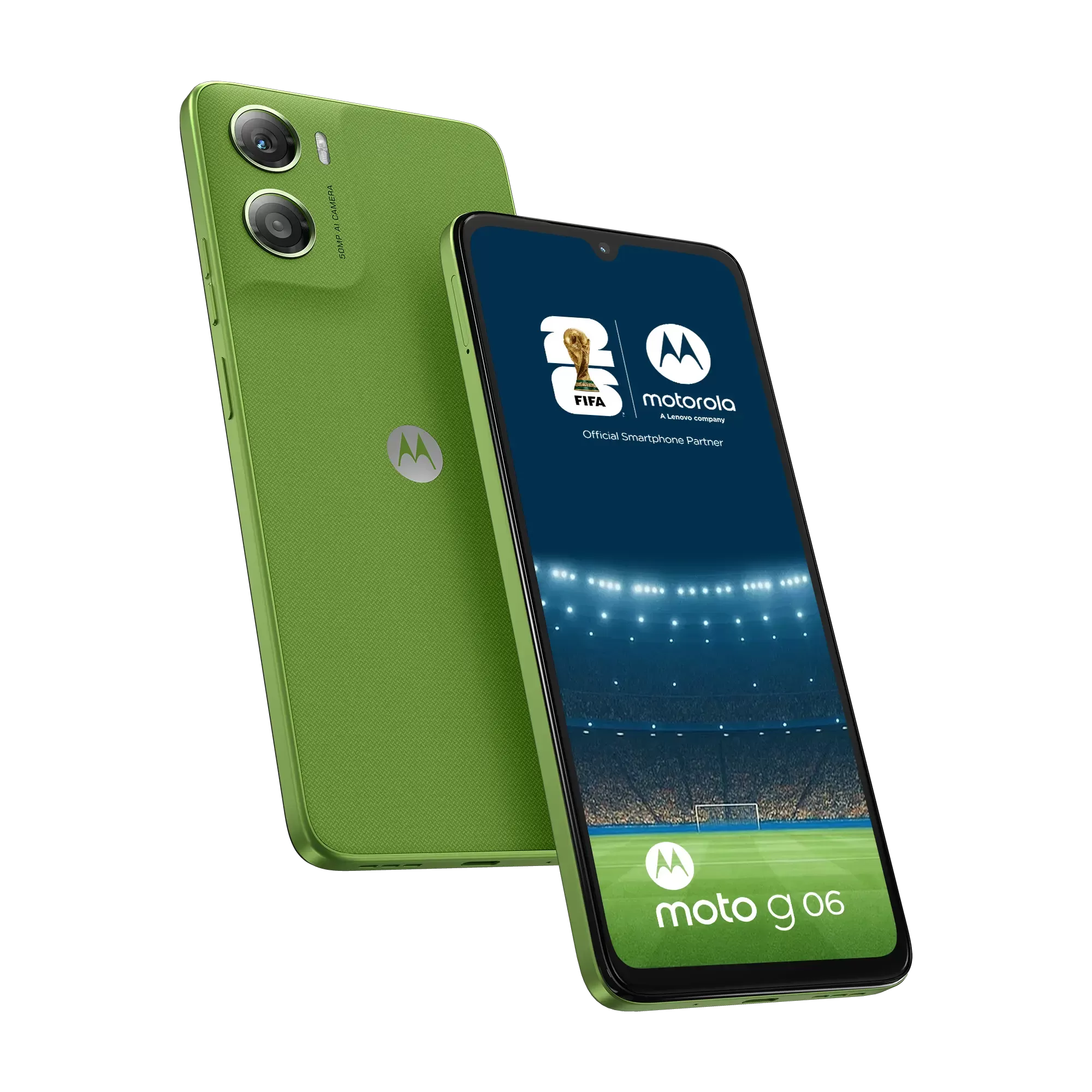 Telefon Mobil Motorola Moto G06  64GB Flash  4GB RAM  Dual SIM  4G  Tendril Green