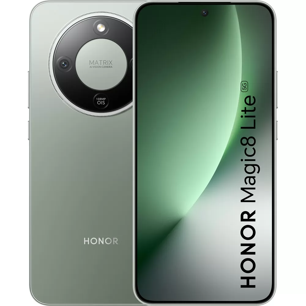 Telefon Mobil Honor Magic8 Lite 256GB Flash 8GB RAM Dual SIM 5G Forest Green